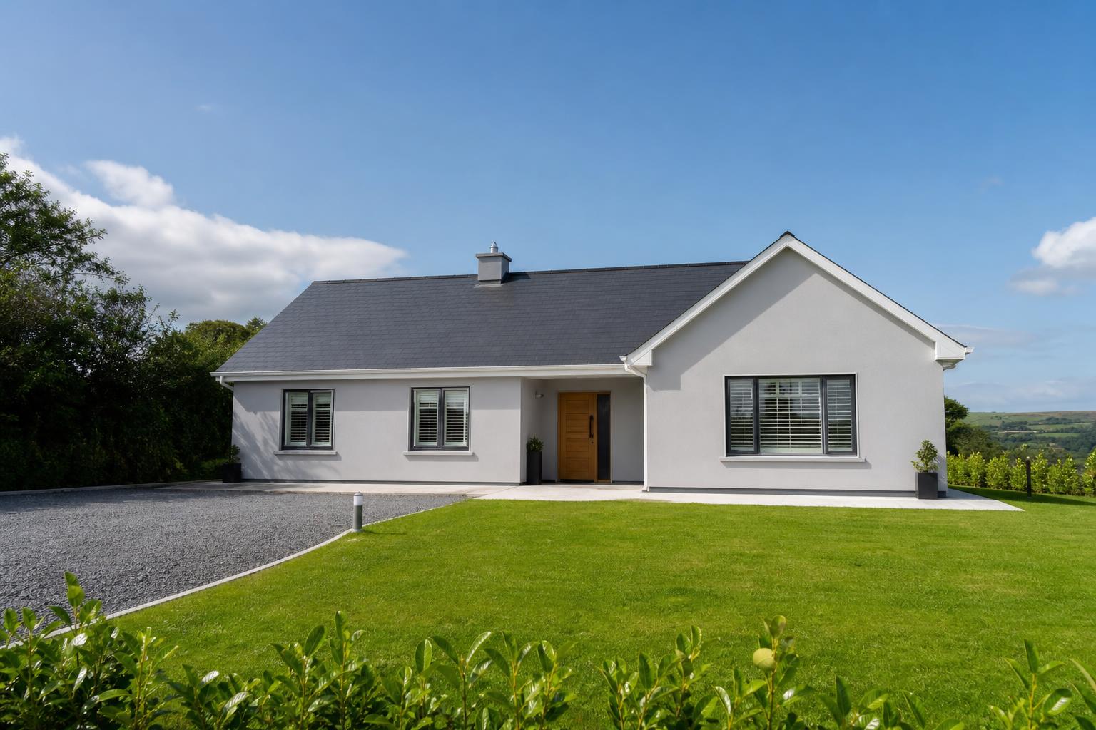 Rendered Bungalow Repaint — Enniscorthy, Co. Wexford