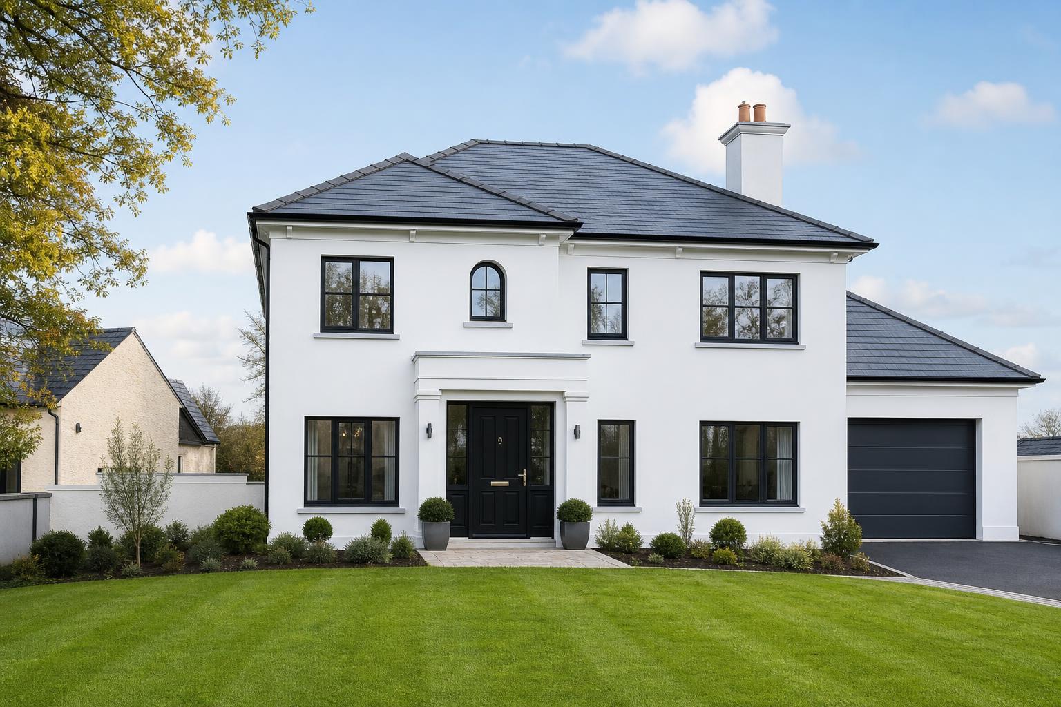 Two-Storey Render Refresh — Mullingar, Co. Westmeath