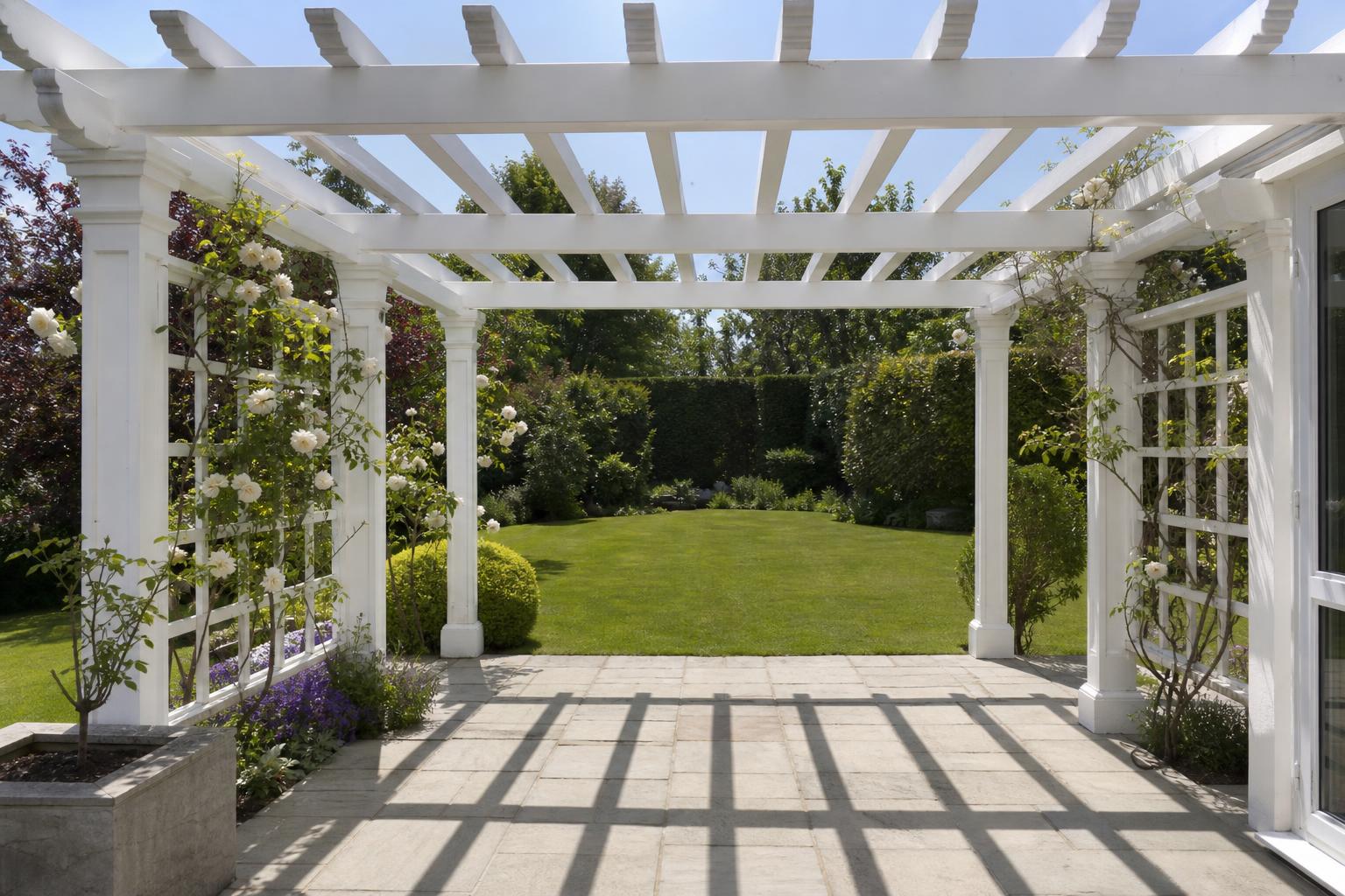 White Garden Pergola — Glasnevin, Dublin