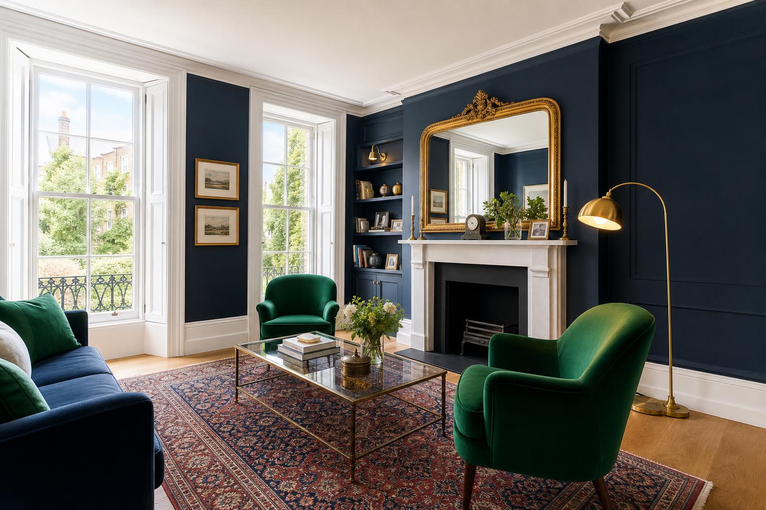 Heritage Navy Drawing Room — Ballsbridge, Dublin