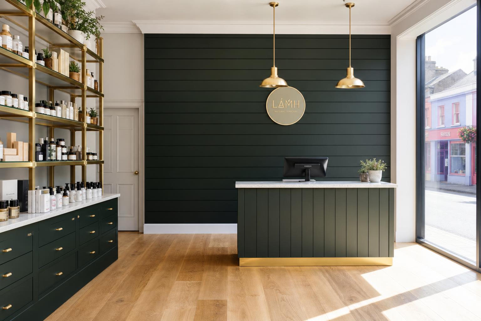 Retail Slatted Feature Wall — Kilkenny City