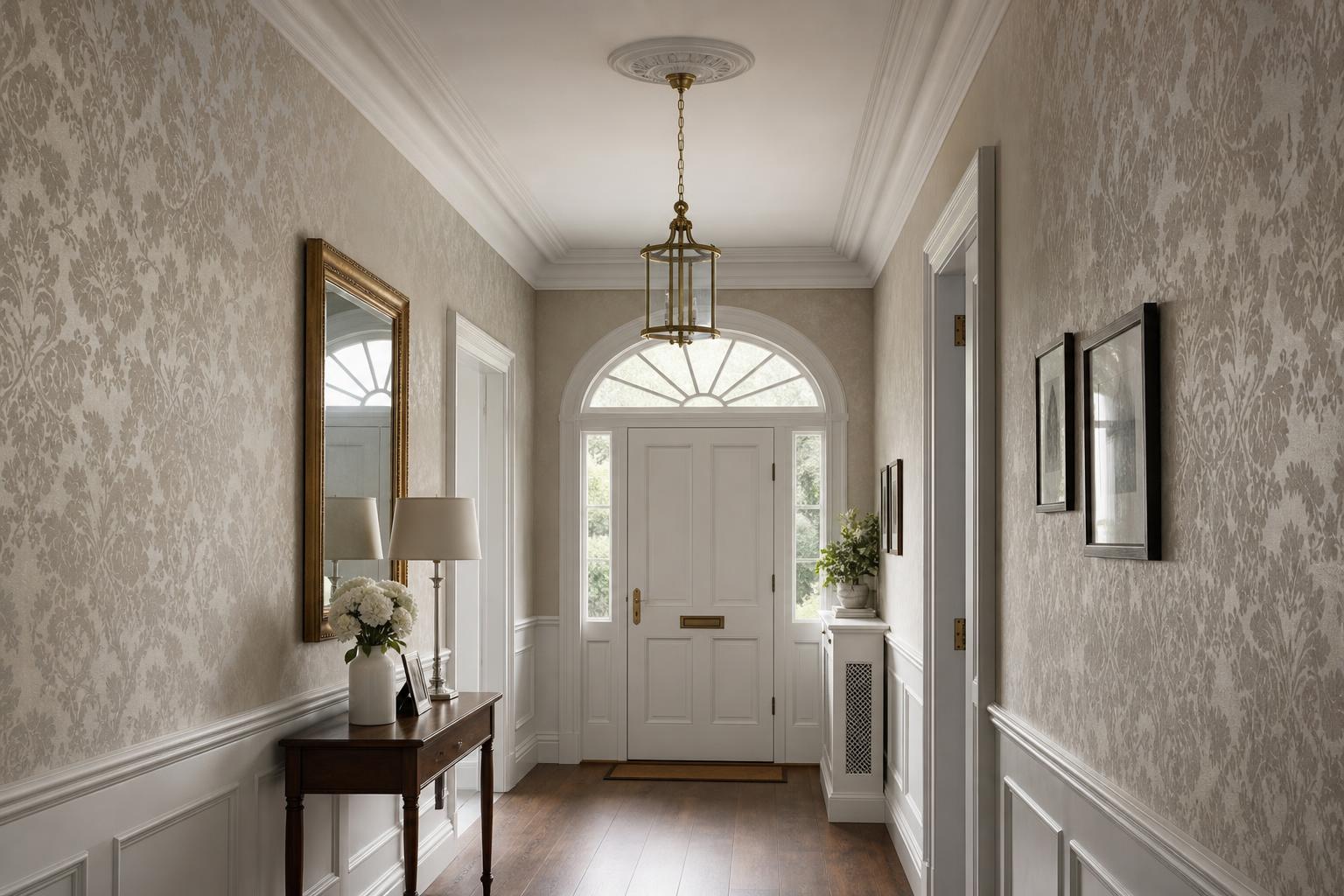 Damask Hallway Hang — Rathgar, Dublin
